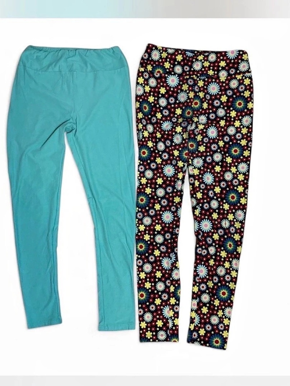 LuLaRoe Classic Leggings (2-Pair Lot) ) Floral Leggings Set